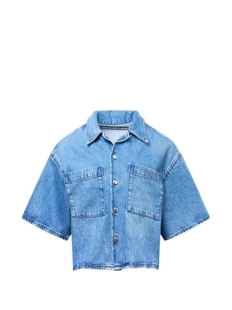 cropped short-sleeve shirt by ALEXANDER WANG