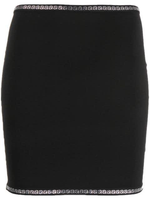 crystal-embellished fitted skirt by ALEXANDER WANG