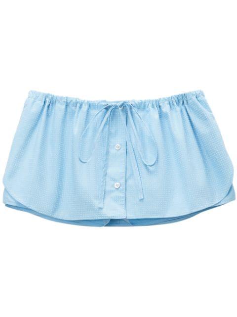crystal-embellished skort by ALEXANDER WANG