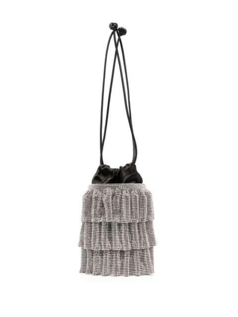 crystal-mesh bucket bag by ALEXANDER WANG