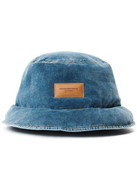 denim bucket hat by ALEXANDER WANG