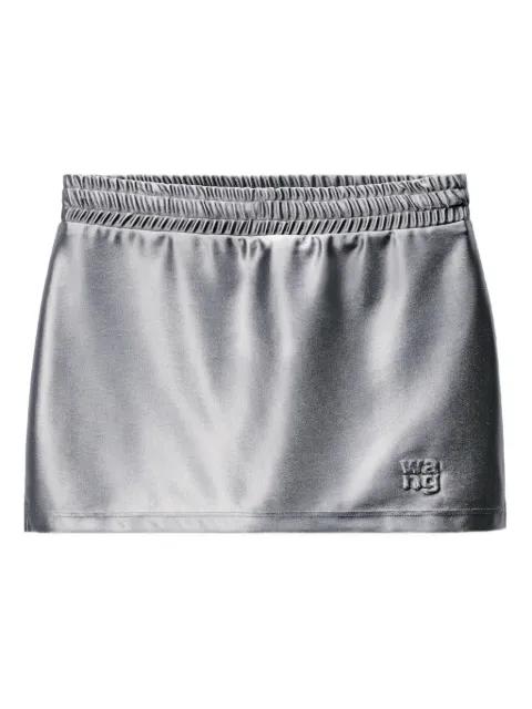 elasticated-waistband satin skirt by ALEXANDER WANG