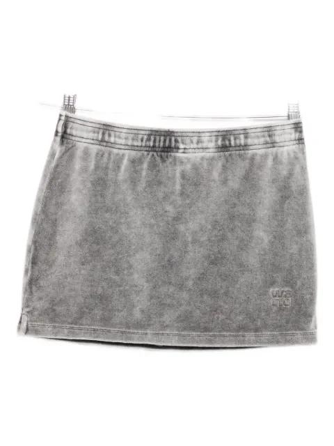 embossed-logo mini skirt by ALEXANDER WANG