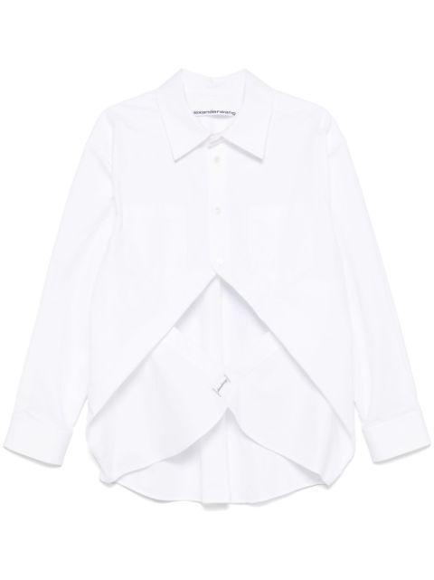 exaggerated split front shirt by ALEXANDER WANG