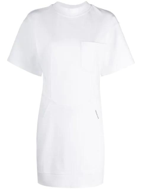 fit-and-flare sweatshirt dress by ALEXANDER WANG