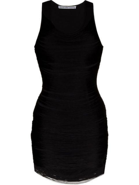 fringed scoop-neck minidress by ALEXANDER WANG