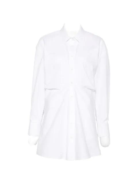 gathered-detail shirt-style mini dress by ALEXANDER WANG