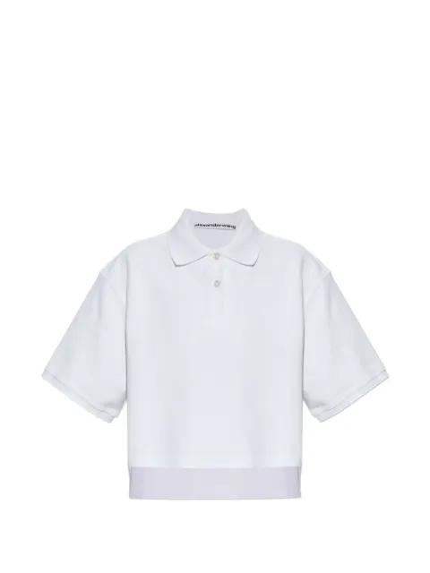 high-low oversized polo top by ALEXANDER WANG