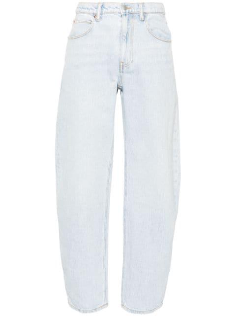 high-rise tapered jeans by ALEXANDER WANG