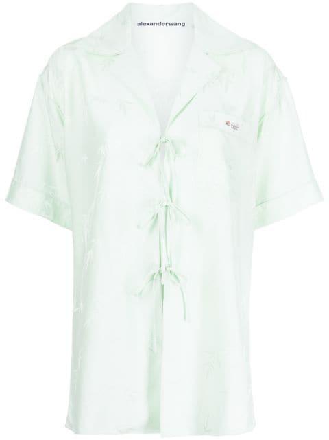 jacquard pajama-style shirt by ALEXANDER WANG