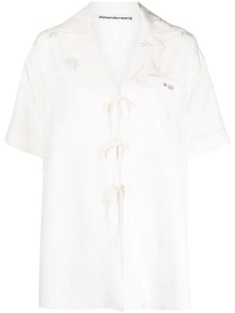 jacquard pajama-style shirt by ALEXANDER WANG