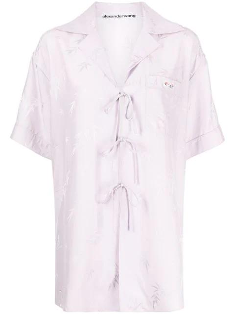 jacquard pajama-style shirt by ALEXANDER WANG