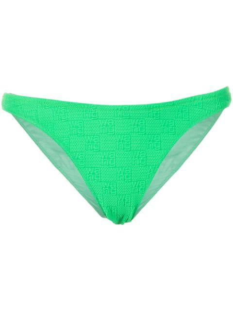 knit logo bikini bottoms by ALEXANDER WANG