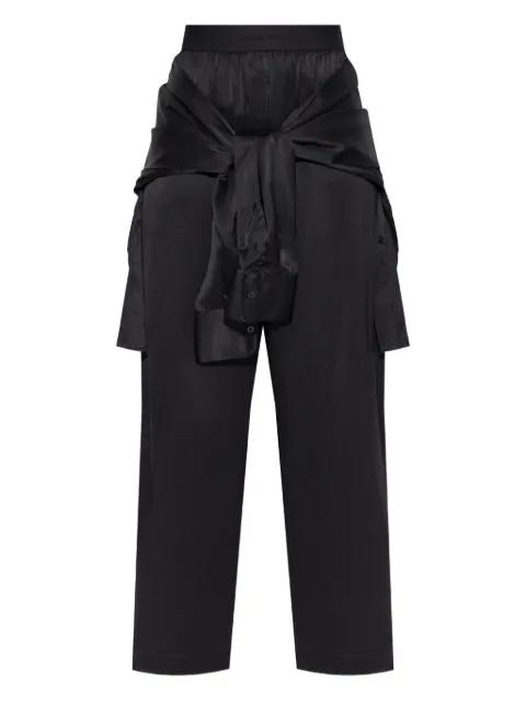 knotted-detail silk pants by ALEXANDER WANG