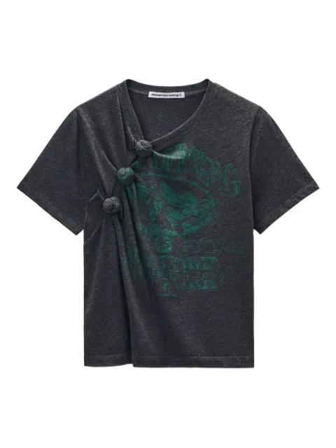 knotted graphic T-shirt by ALEXANDER WANG