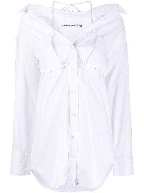 layered bikini shirt by ALEXANDER WANG