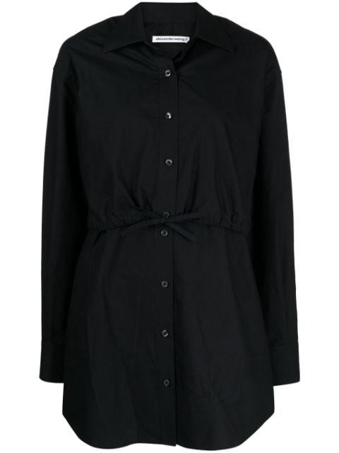 layered cotton shirtdress by ALEXANDER WANG