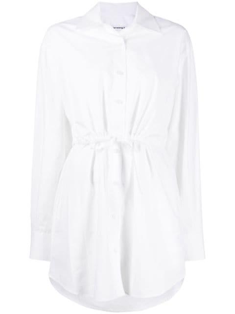 layered cotton shirtdress by ALEXANDER WANG