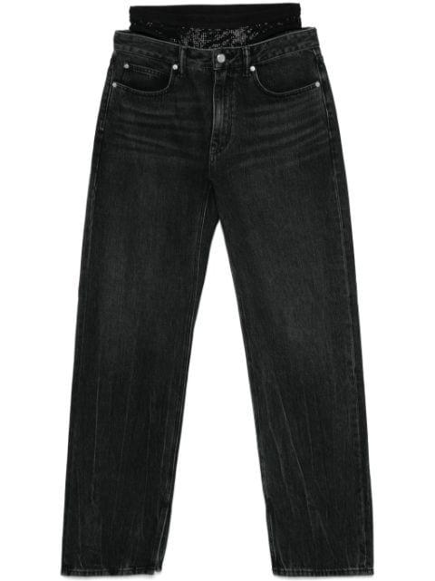 layered jeans by ALEXANDER WANG