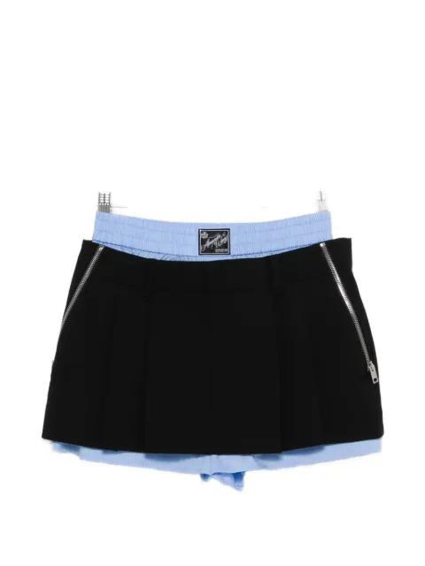 layered pleated skorts by ALEXANDER WANG