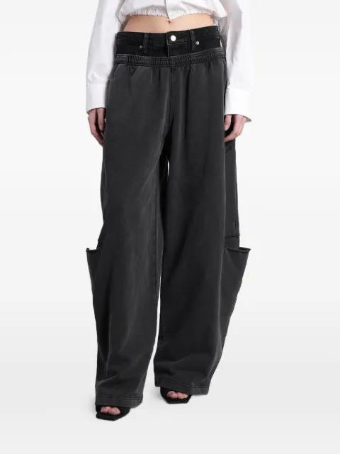 layered-waistband cargo pants by ALEXANDER WANG
