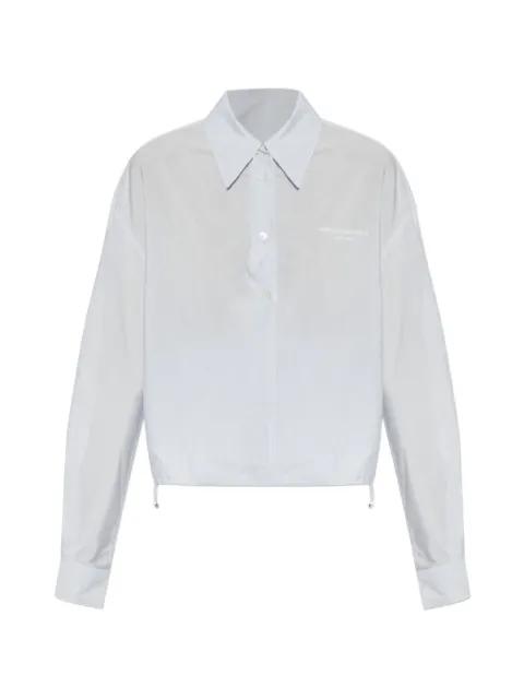 logo-detail pinstriped blouse by ALEXANDER WANG