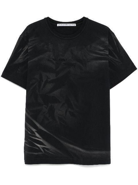 logo-embossed T-shirt by ALEXANDER WANG