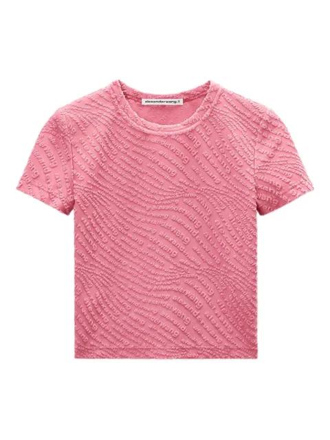 logo-embossed T-shirt by ALEXANDER WANG