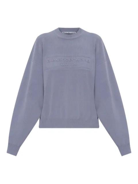 logo-embossed jumper by ALEXANDER WANG