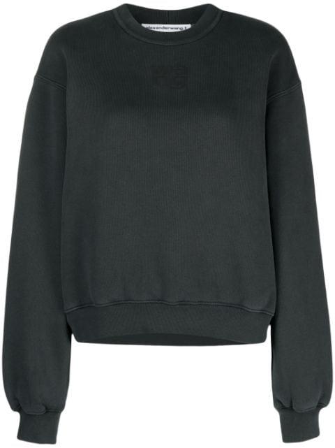 logo-embossed sweatshirt by ALEXANDER WANG