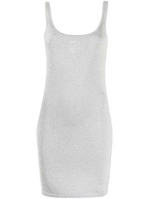 logo-embossed tank dress by ALEXANDER WANG
