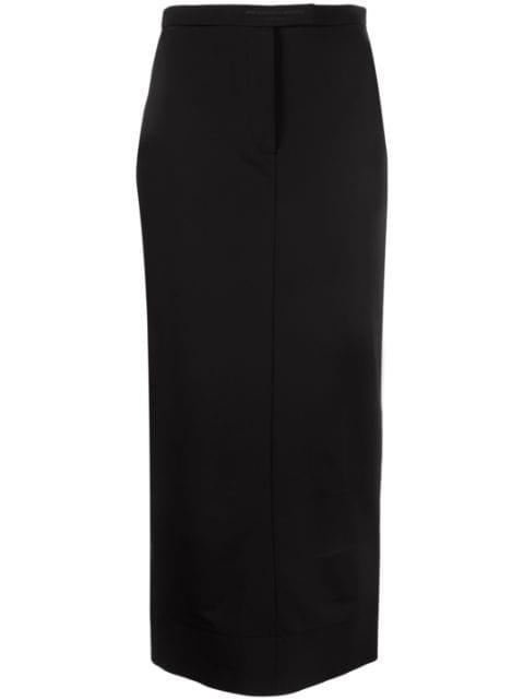 logo-embroidered pencil skirt by ALEXANDER WANG