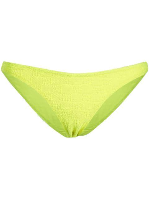 logo-knit bikini bottoms by ALEXANDER WANG