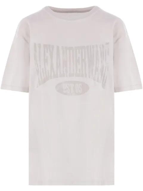 logo-print T-shirt by ALEXANDER WANG