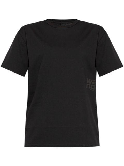 logo-print cotton T-shirt by ALEXANDER WANG