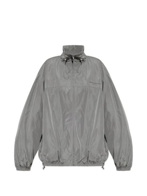 logo-print high-neck jacket by ALEXANDER WANG