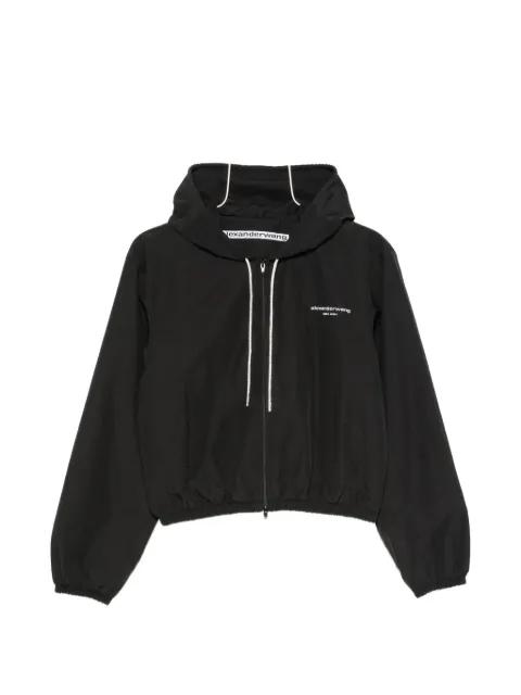 logo-print hoodied jacket by ALEXANDER WANG