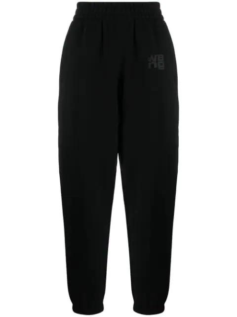 logo-print tapered track pants by ALEXANDER WANG