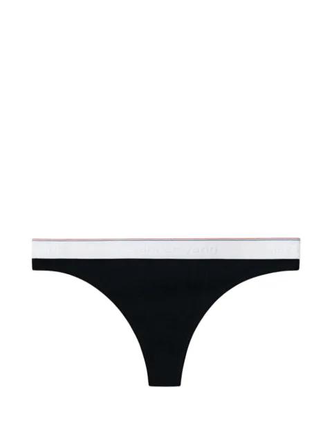 logo-waistband ribbed thong by ALEXANDER WANG