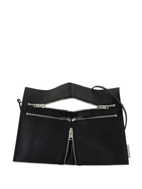 medium Geo leather zip-detail tote bag by ALEXANDER WANG