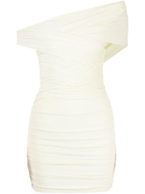 off-shoulder mini dress by ALEXANDER WANG