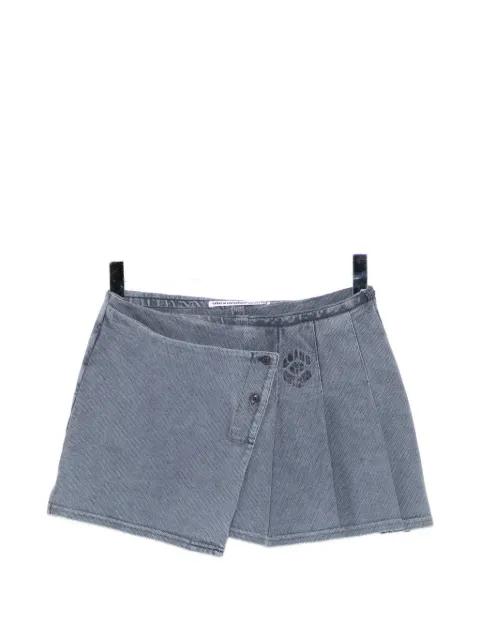 pleated wrap mini skirt by ALEXANDER WANG