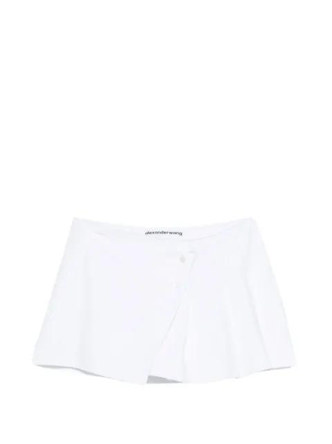 pleated wrap mini skirt by ALEXANDER WANG
