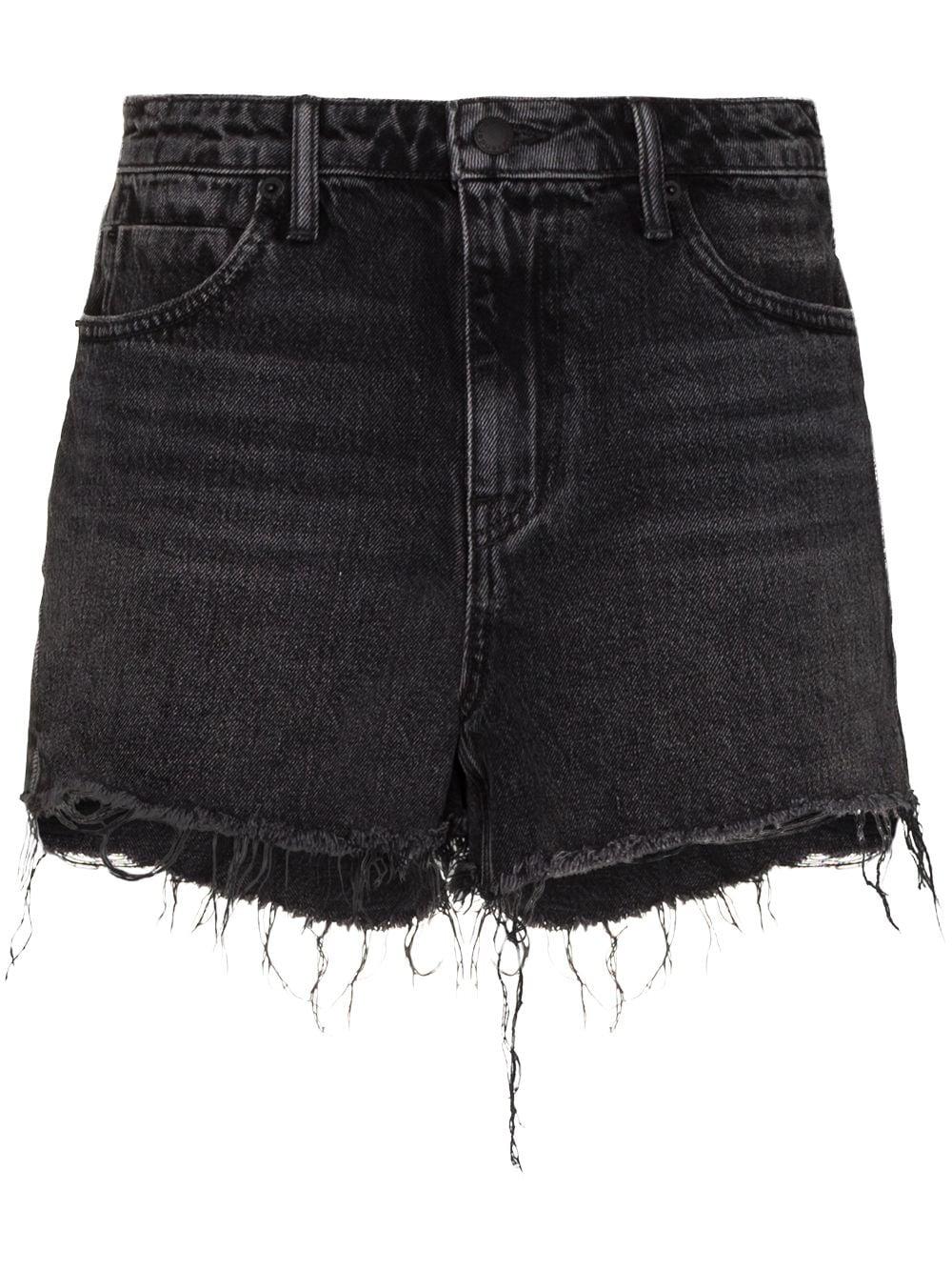 raw-hem denim shorts by ALEXANDER WANG
