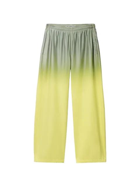 reflective mid-rise track pants by ALEXANDER WANG