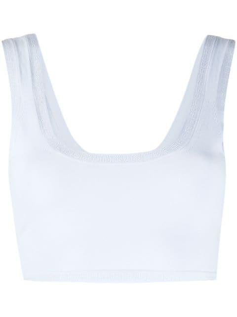 rhinestone-trim cropped top by ALEXANDER WANG