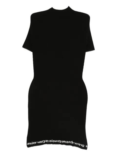 ribbed logo-detail mini dress by ALEXANDER WANG