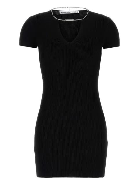 ribbed short-sleeve dress by ALEXANDER WANG