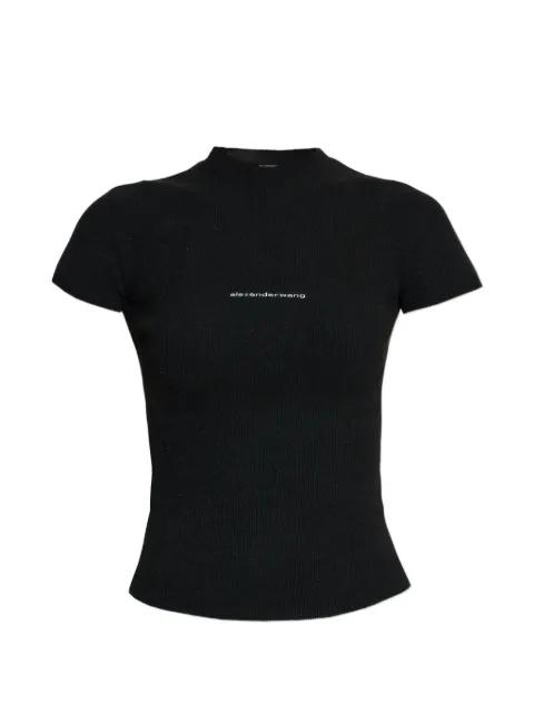 ribbed short-sleeve top by ALEXANDER WANG