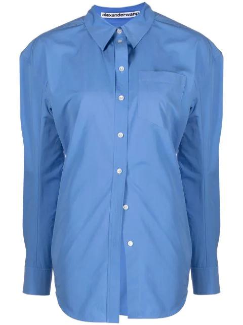 ruched button-up shirt by ALEXANDER WANG